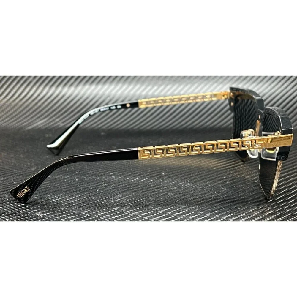 Versace Mens Gold Mens 55mm Sunglasses